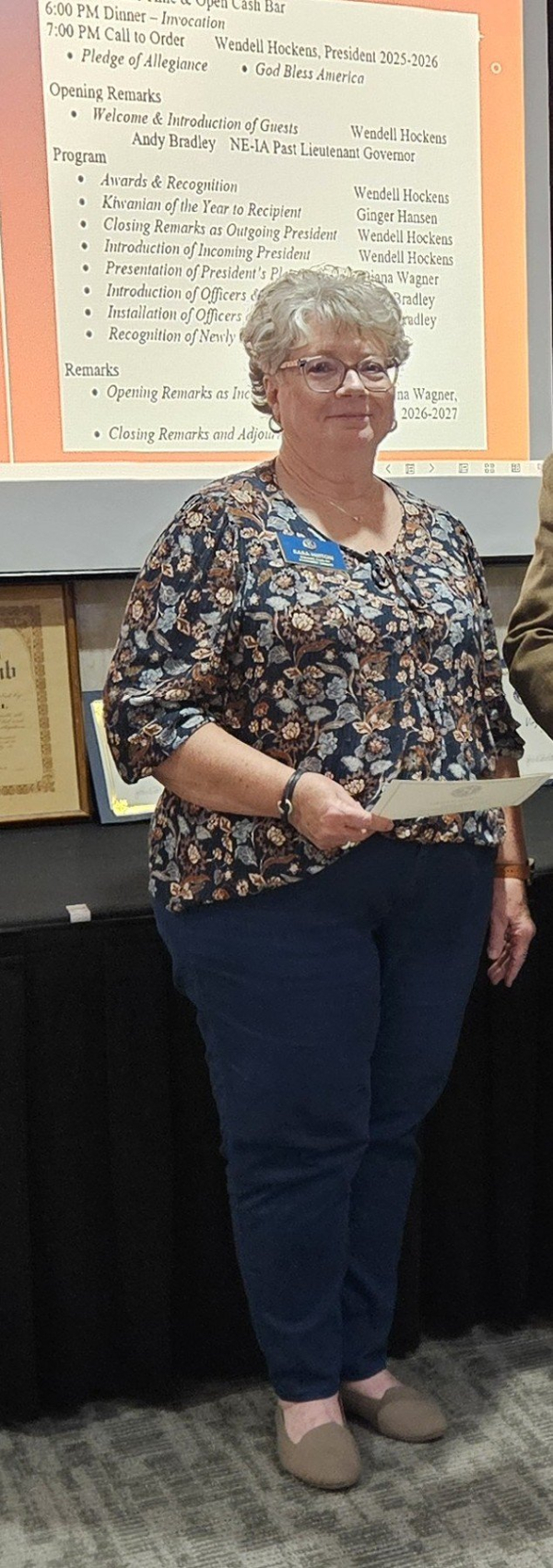 25-26 Kiwanian of the Year, Kara Hutton